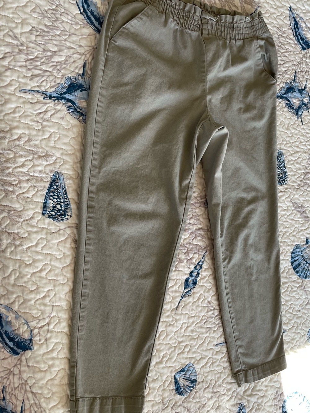Gloria Vanderbilt Olive Pull-On Jogger Pants
